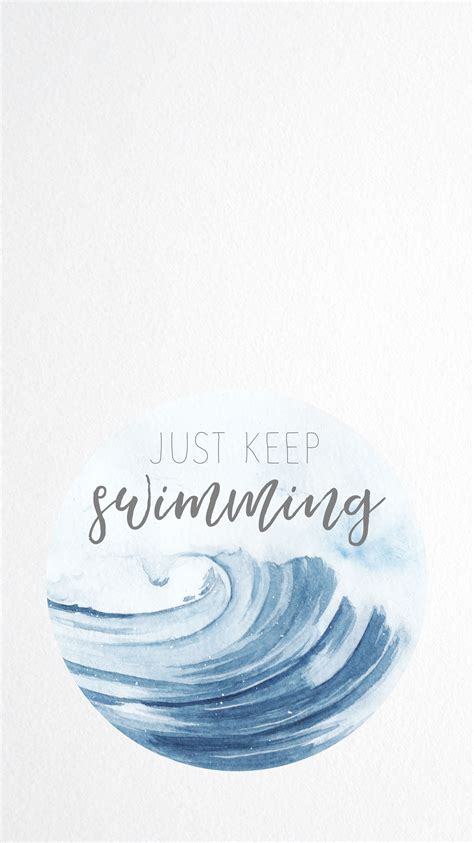 Free Download Just Keep Swimming Disney Themed Mobile Wallpaper Free