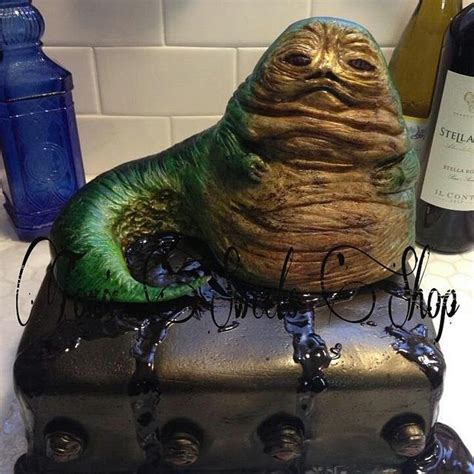 jabba the hut decorated cake by joyce marcellus cakesdecor