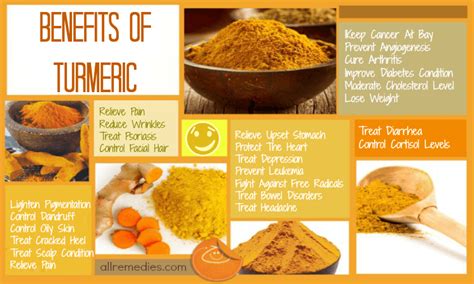 Turmeric benefits can revitalize and hydrate your skin while reducing the ever so cumbersome sign of dryness. 40 Health Benefits of Turmeric Spice and Powder