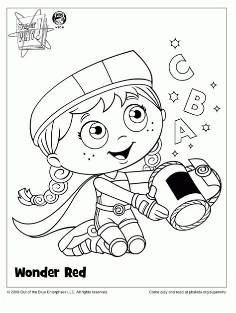 Search through more than 50000 coloring pages. Super Why Coloring Pages - Coloring Home