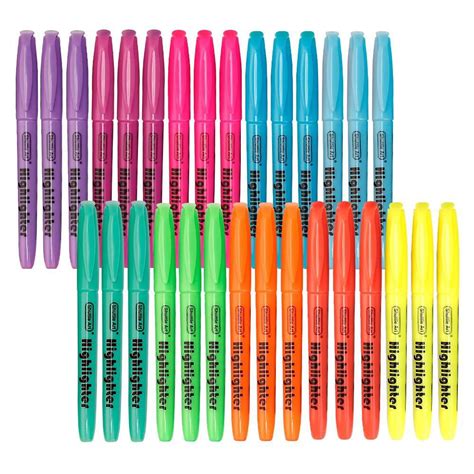 Highlighters Shuttle Art 30 Pack Highlighters Assorted Colors 10