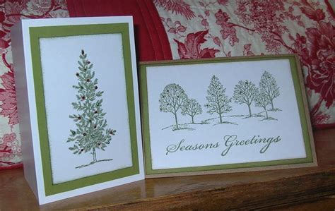 Handmade Stampin Up Cards Stamped Christmas Cards Card Making Stamp