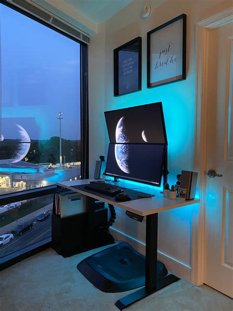 New Dual Monitor Desk Setup Ideas With Best Plan Picture Sharing