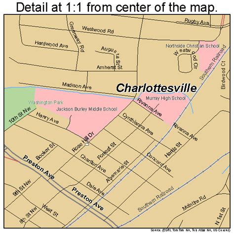 Charlottesville Va Zip Code Map United States Map