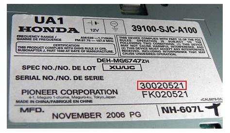 Honda Crv Radio Code Uk Free - mfbox