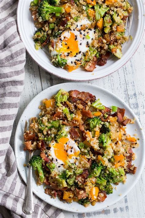 Rice is stuffed into hearty burritos all the time, so it only makes sense to lighten things up and bring riced cauliflower to a nourishing wrap. Breakfast Fried Cauliflower Rice (Paleo, Whole30, Keto ...