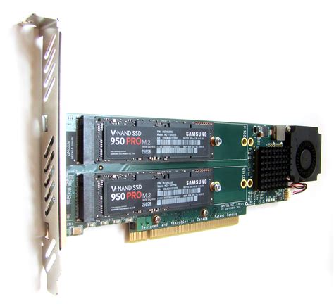 Pci Express Gen 3 Carrier Board For 4 M2 Ssd Modules Amfeltec