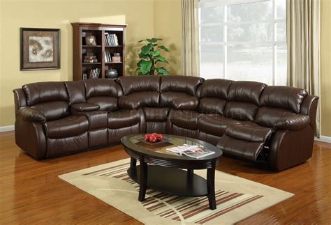 20 Best Collection Of Leather Recliner Sectional Sofas 