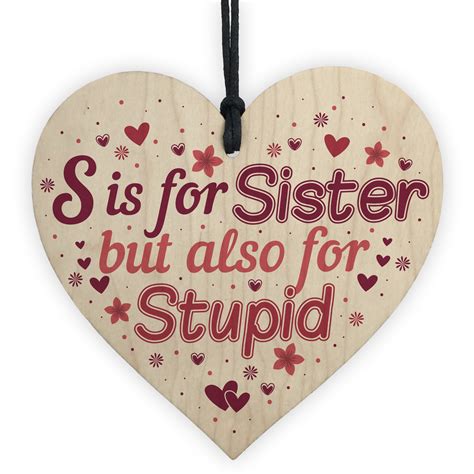 Annoying Sister T For Big Sister Adult Heart Sister T Sign