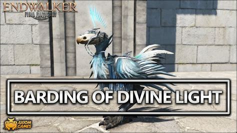 Ffxiv Endwalker Barding Of Divine Light Youtube