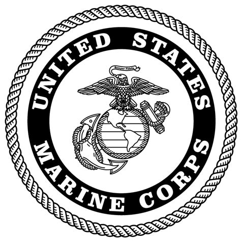 Image Result For Black And White Marine Corp Logo Marine Corps