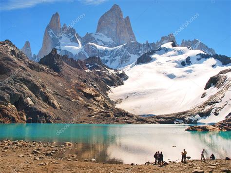 Mountain Landscape With Mt Fitz Roy In Patagonia South America