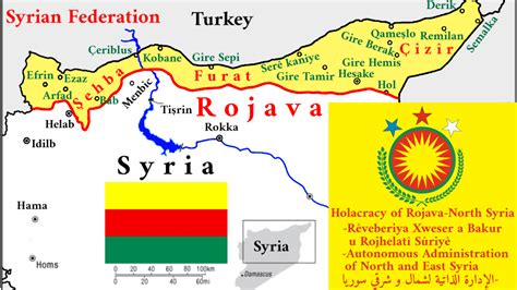 Holacracy Of Rojava North Syria Map Rsyrianrebels