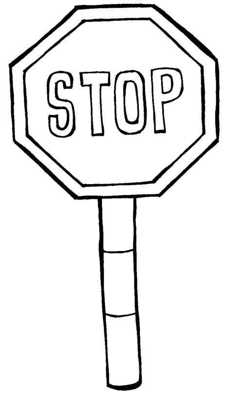 Safety Signs Coloring Pages Coloring Home