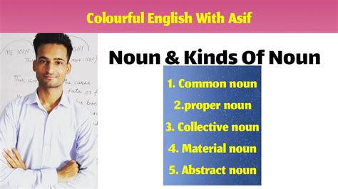 Noun And Kinds Of Noun Easy Explanation In Urdu Colorful English With