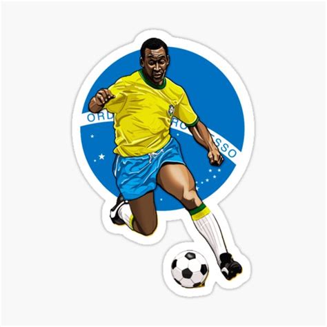 Pele Champion Sticker For Sale By Chasingsunrise Redbubble