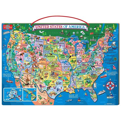 With this 45 piece, wooden puzzle. 10 Unique Printable United States Map Jigsaw Puzzle ...