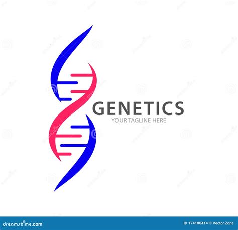 Logo Genetics Cartoon Vector 38705855