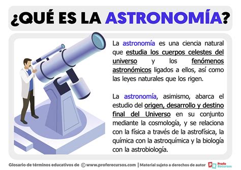 Qu Es La Astronom A Definici N De Astronom A
