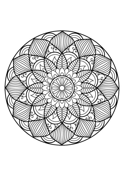 Mandala Livre Gratuit 30 Coloriages Mandalas Difficiles Pour