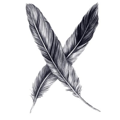 Feathers Drawing | Feather tattoo design, Feather drawing, Eagle feather tattoos