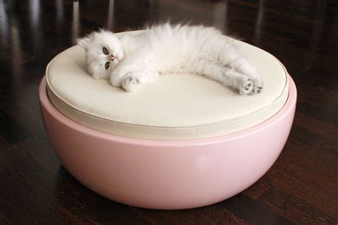 Pink Kitty Sunshine Cat Bed Unique Cat Bed Luxury Cat Bed