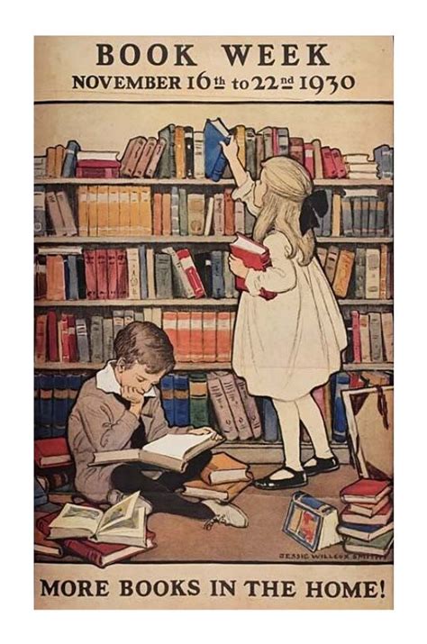 20 Vintage Posters About Books And Libraries