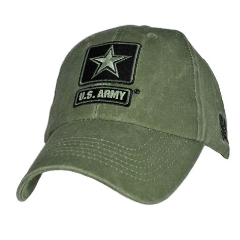 Army Star Logo Od Green Cap Us Army Low Profile Caps
