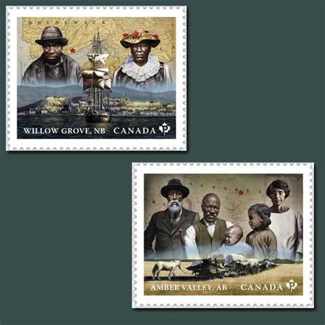 Canada Black History Month Stamps