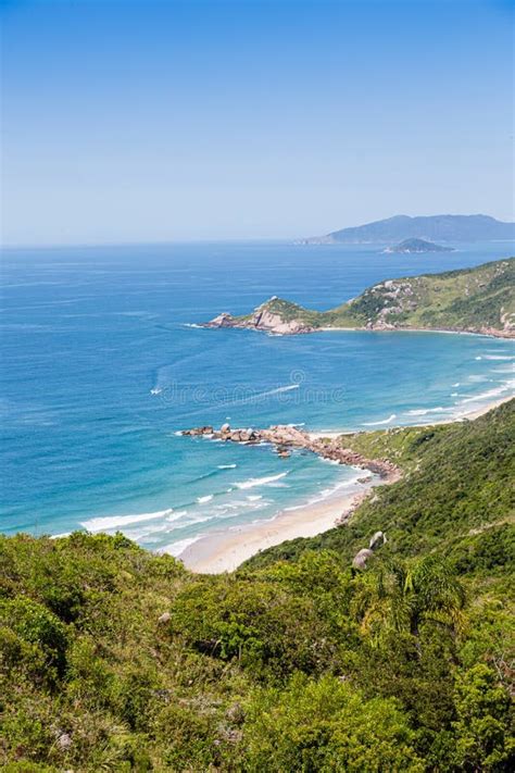 A View Of Praia Mole Mole Beach And Galheta Popular Beachs In