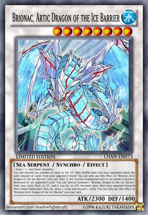 Brionac Artic Dragon Of The Ice Barrier By Shadowfighter987 On