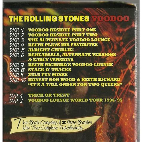 Voodoo 10cds 2dvds Boxset By The Rolling Stones Cd Box With