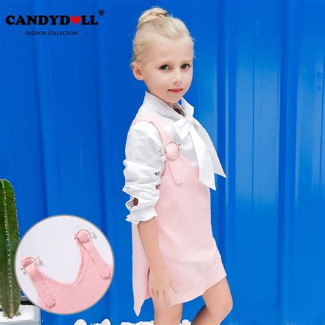 Candydoll Spring Summer Children Girls Dresses Sleeveless Girls Clothes
