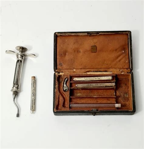 Antique Cased Dental Syringe Set Curious Science
