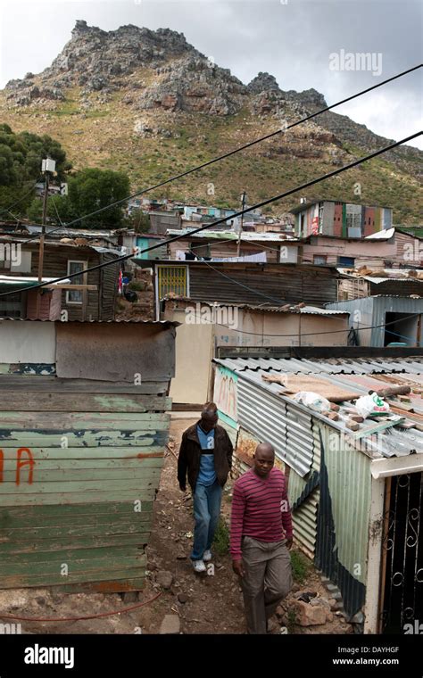 Slums In Imizamo Yethu Township Hout Bay Cape Town South Africa