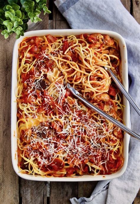 Check out these 14 homemade spaghetti recipes that'll satisfy all of your past cravings. Italian Baked Spaghetti Recipe