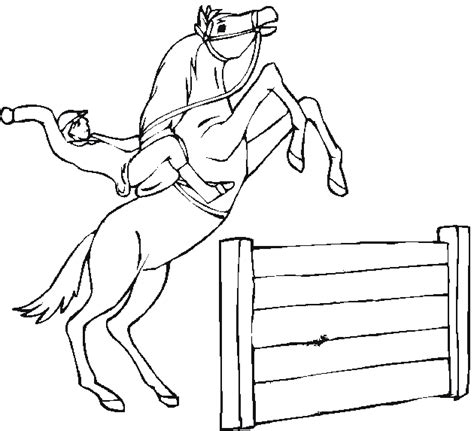 Colouring Pages Of Horses Jumping - coloringpages2019