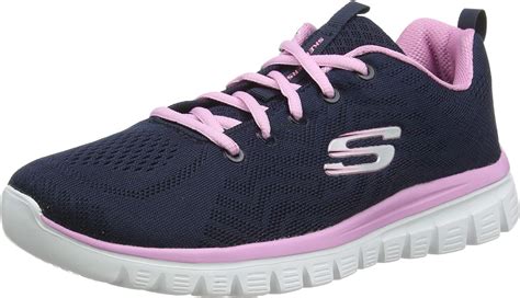 Skechers Women 12615 Low Top Trainers Uk Shoes And Bags