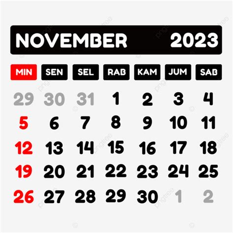 Kalender Indonesia Dengan Hari Libur Di Bulan November 2023 Kalender