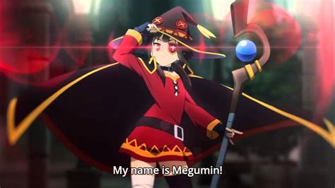 Who is megumin from konosuba? Megumin - My name is Megumin (all) - YouTube