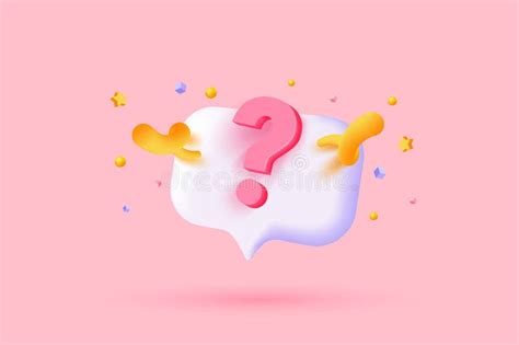 Modern 3d Illustration Of Faq And Qa Answer Concept Stock Vector