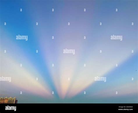 Anti Crepuscular Ray Hi Res Stock Photography And Images Alamy