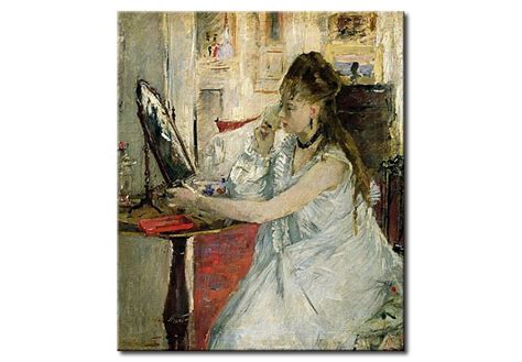 Riproduzione Quadro Giovane Donna Che Si Incipria Berthe Morisot