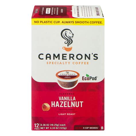 Save On Cameron S Specialty Coffee Vanilla Hazelnut Light Roast Coffee