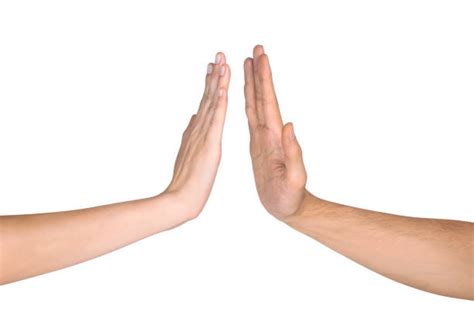 High Five Hands Isolated Stock Photos Pictures And Royalty Free Images