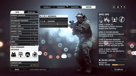 Battlefield 4 Main Menu Overview Pc Hd Youtube