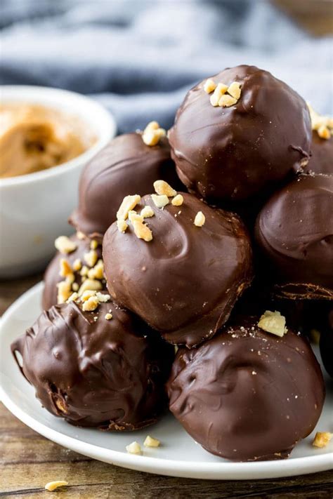 Chocolate Covered Peanut Butter Balls Yellow Bliss Road