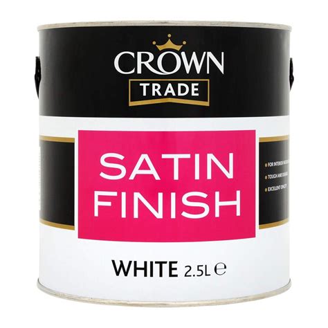 Crown Trade Satin Finish White 25l