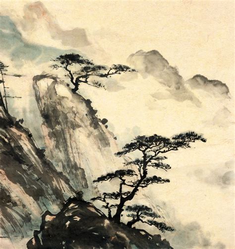 Chinese Landscape Custom Wallpaper Mural Print By Jw