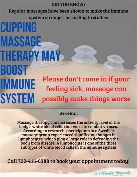 Boost Immune System Health Massage Wellness Cupping Massage Boost Immune System Feeling